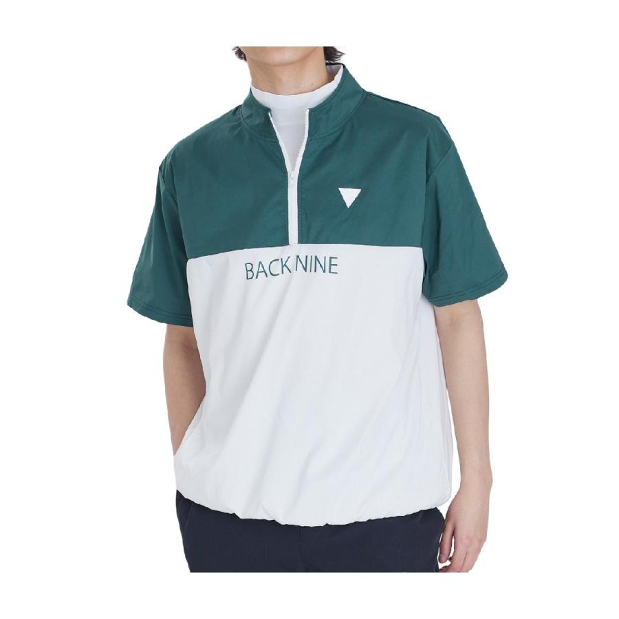 デルソルゴルフ　DELSOL GOLF　ハーフジップ半袖ブルゾン デルソルゴルフ DELSOL GOLF ハーフジップ半袖ブルゾン : GDOゴルフ