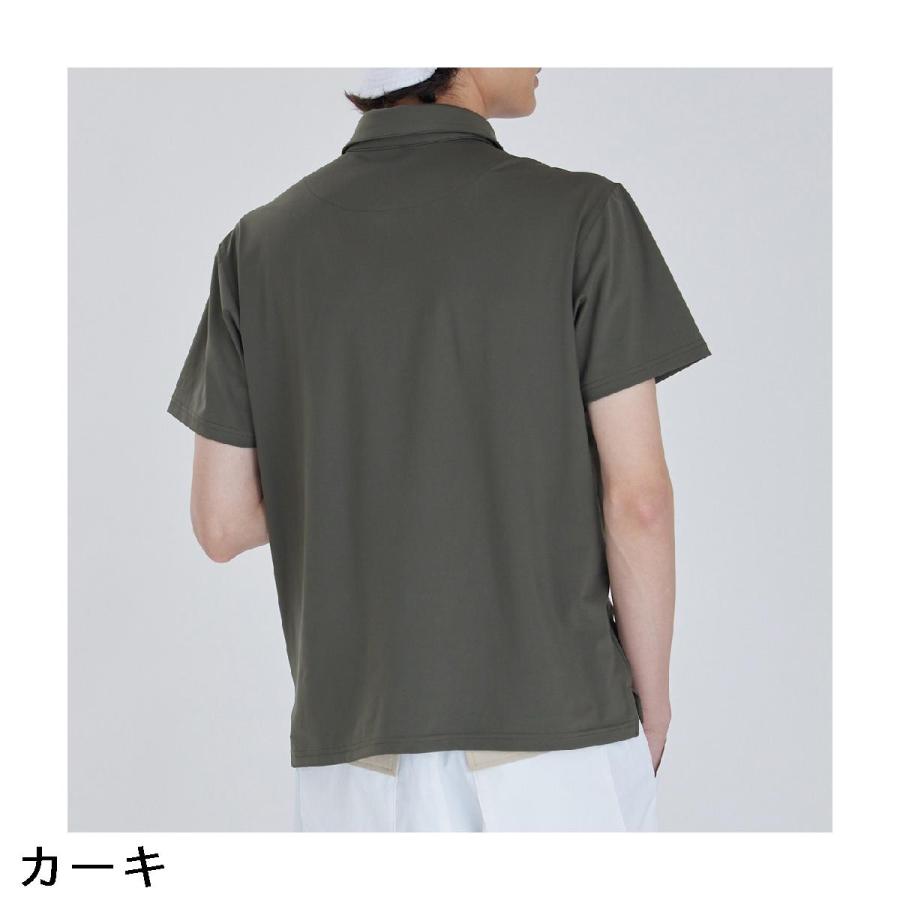 デルソルゴルフ DELSOL GOLF ストレッチ半袖ポロシャツ : GDOゴルフ