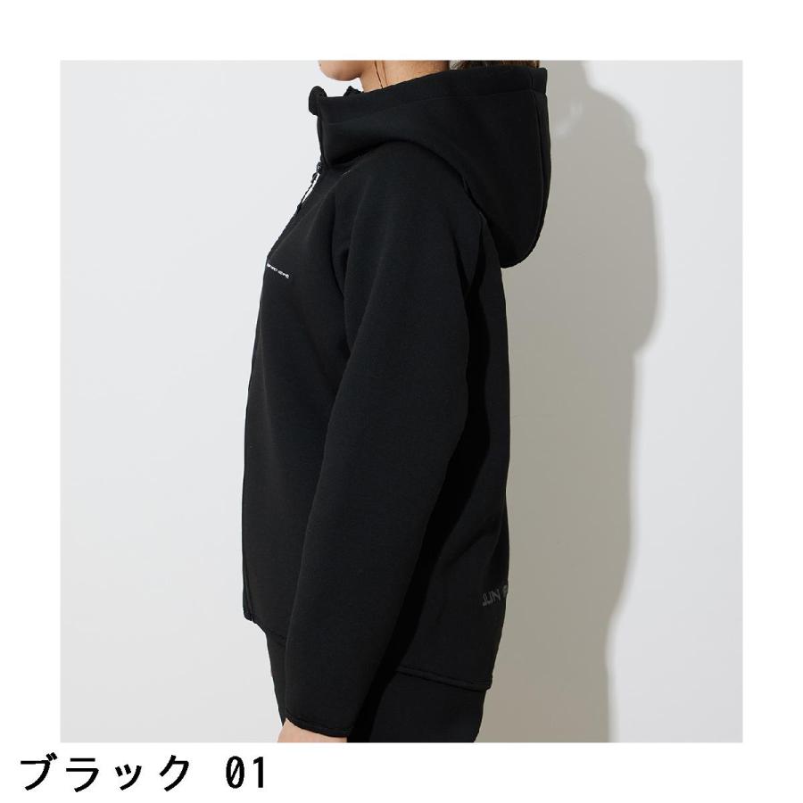 ジュン アンド ロペ　JUN & ROPE　セットアップ対応 ストレッチ ダンボールニットフルジップパーカー JUN&ROPE'（ジュンアンドロペ） ジュン アンド ロペ JUN & ROPE