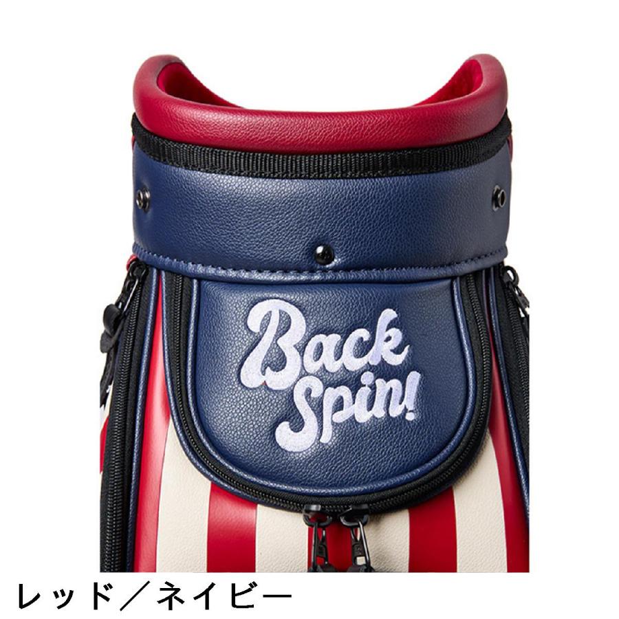 バックスピン BACK SPIN! ストライプツアー キャディバッグ : GDO