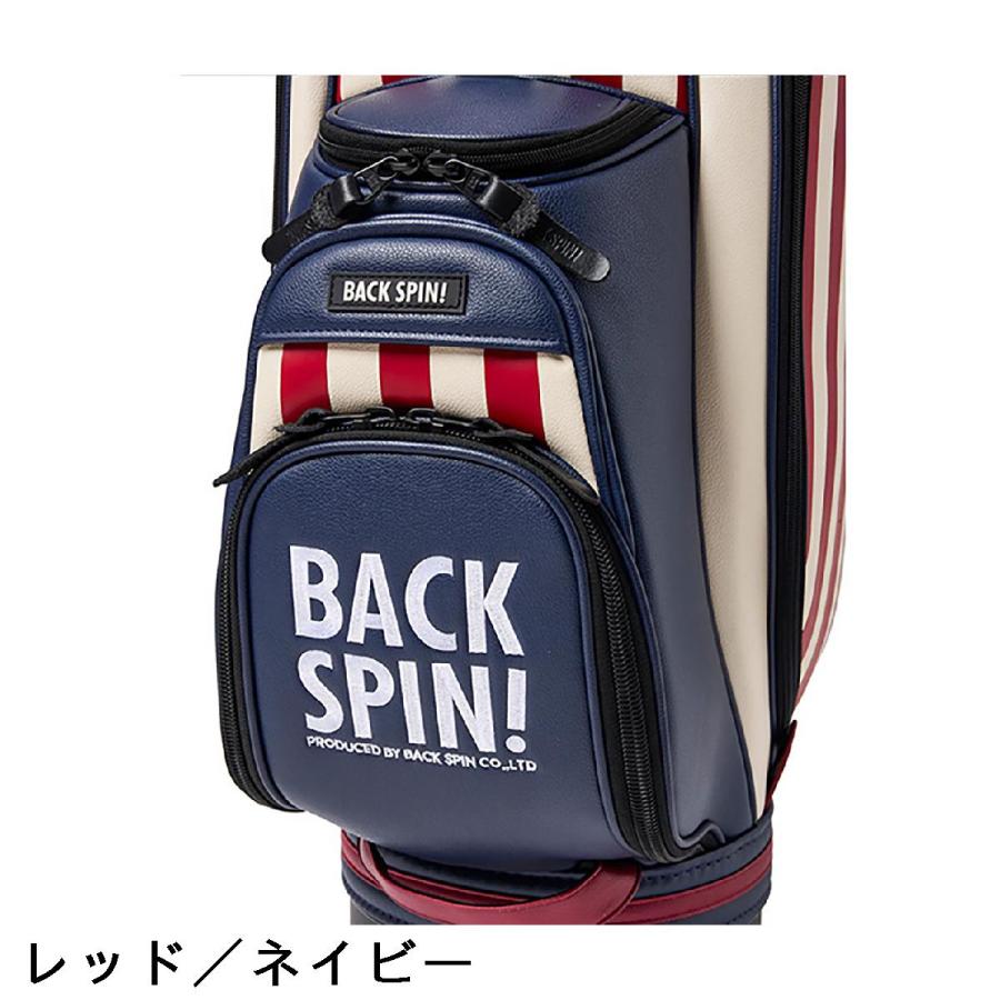 バックスピン BACK SPIN! ストライプツアー キャディバッグ : GDO