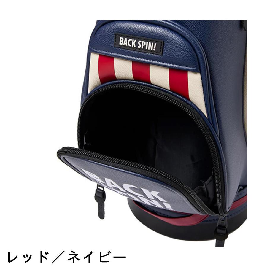 バックスピン BACK SPIN! ストライプツアー キャディバッグ : GDO