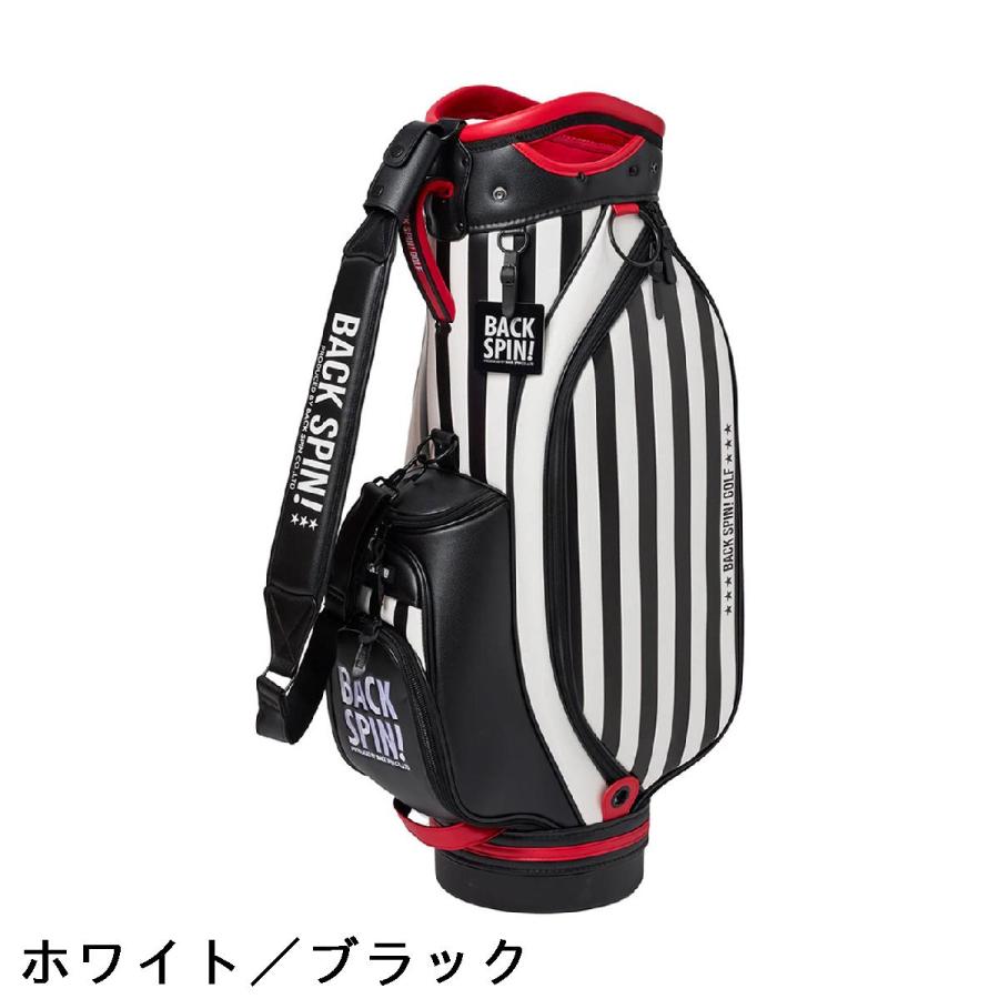 バックスピン BACK SPIN! ストライプツアー キャディバッグ : GDO