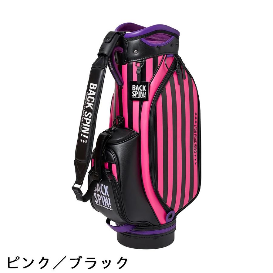 バックスピン BACK SPIN! ストライプツアー キャディバッグ : GDO