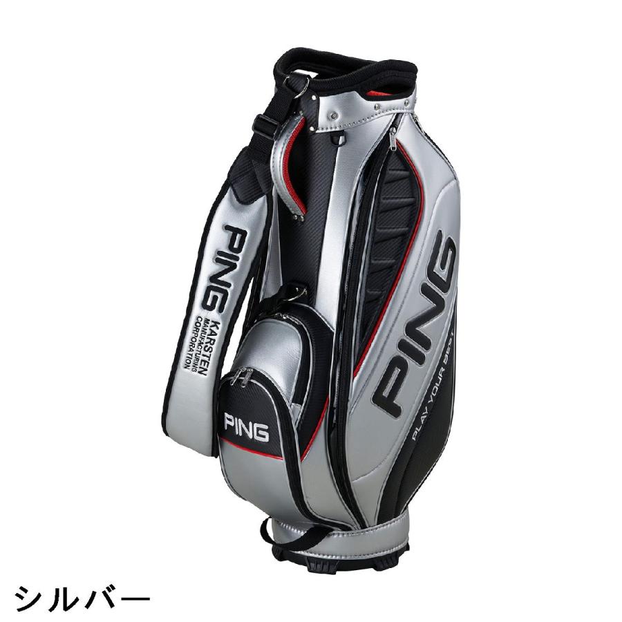 2025秋冬モデル】PING キャディバッグ エクストラライト シルバー