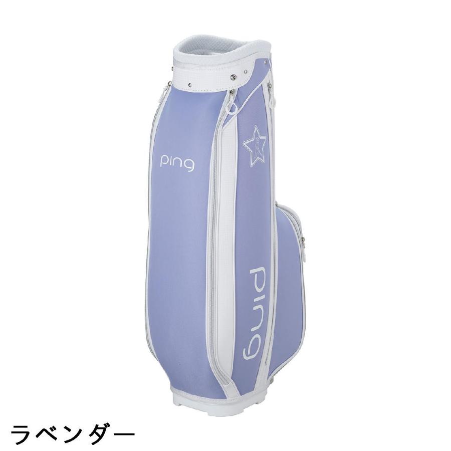 PING キャディバッグ ネイビー ゴルフバッグ PING（ピン） カジュアル キャディバッグ レディス : GDOゴルフ