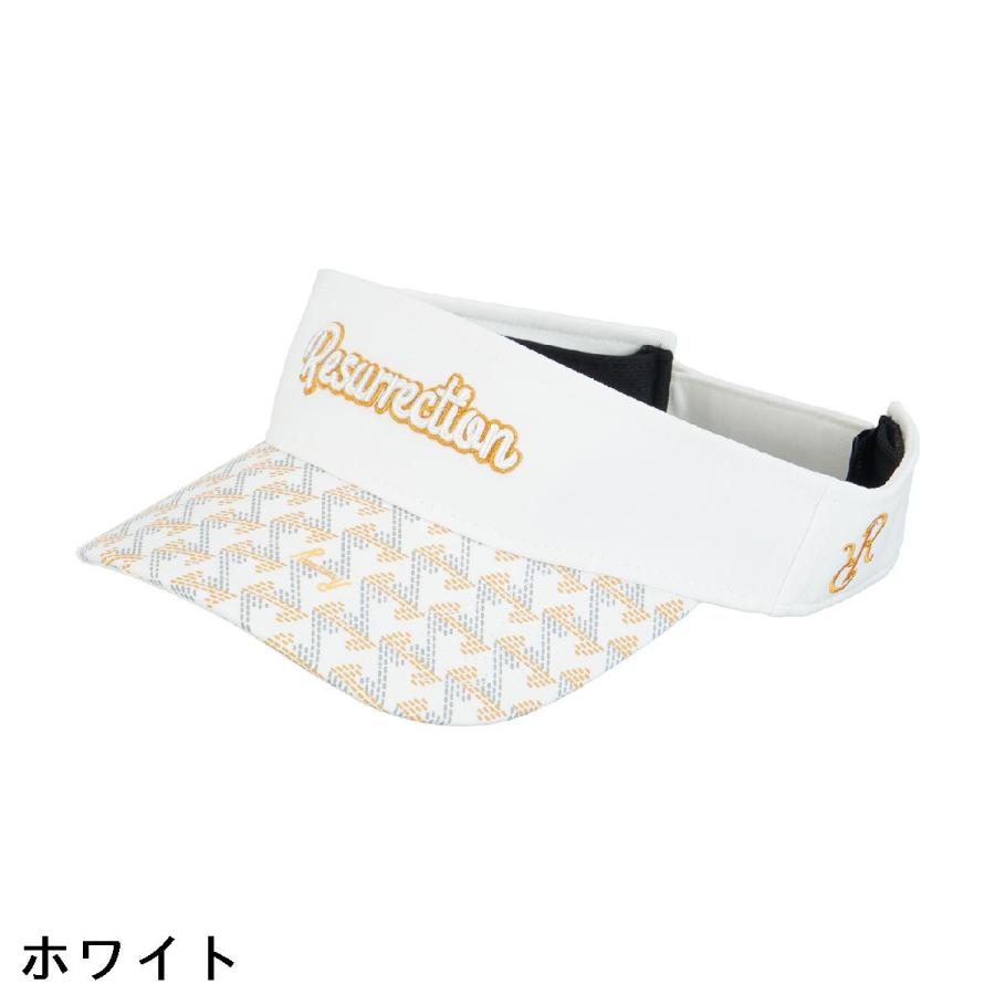 新品未使用　ホワイトバイザー Resurrection レザレクション Resurrection GMブリムサンバイザー : GDOゴルフ