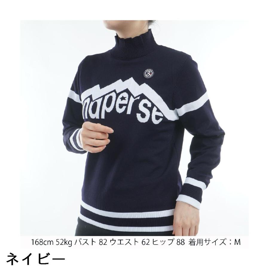 アンパスィ◆and per se◆ハイネックセーター◆Mサイズ◆ and per se（アンパスィ） ストレッチ ウインドシャッター袖防風