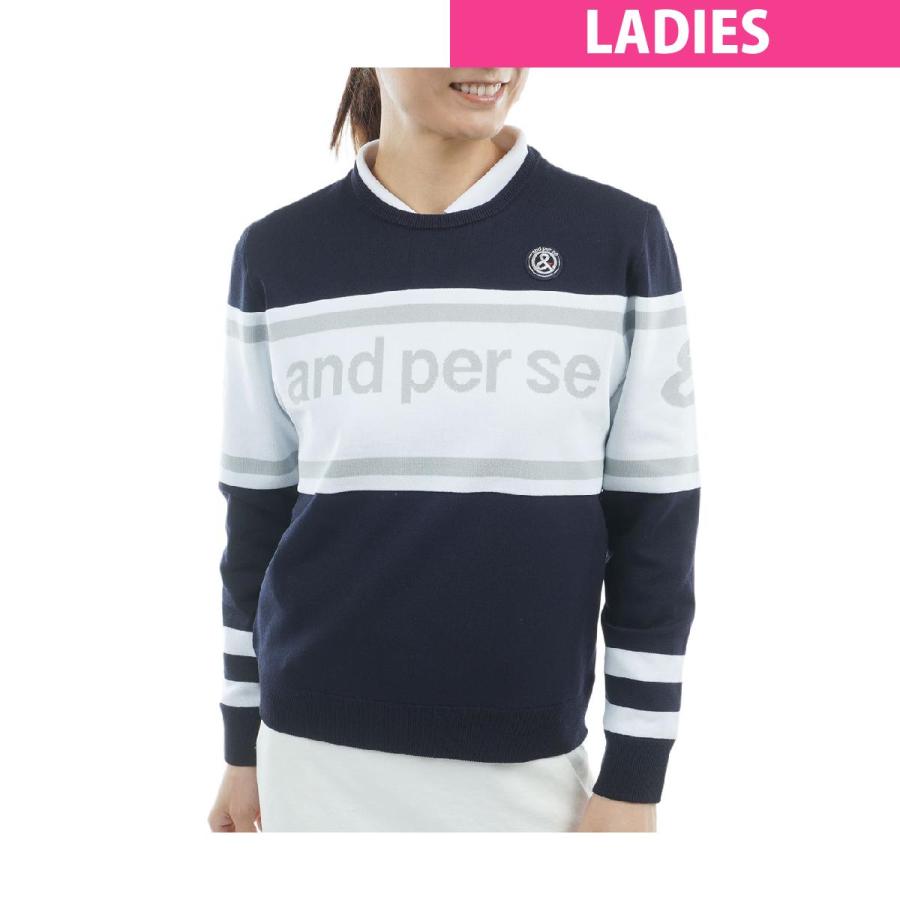 and per se（アンパスィ） ストレッチ ウインドシャッター防風ニット