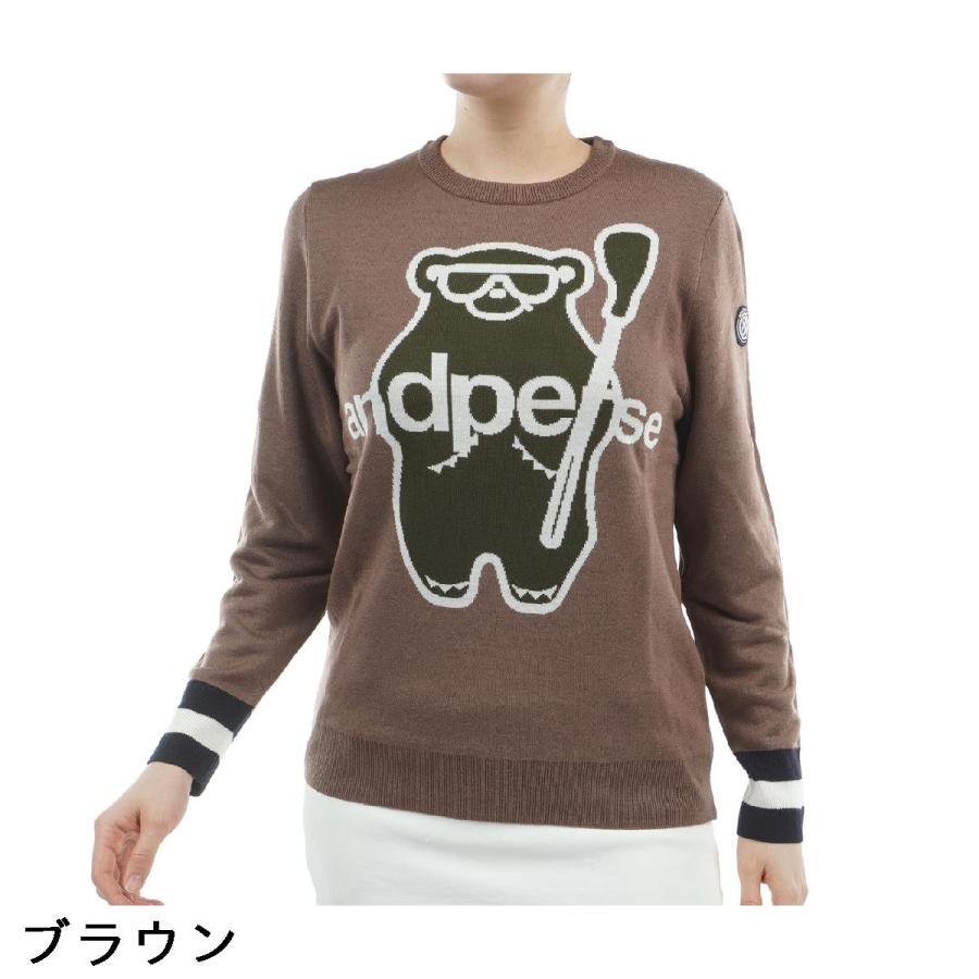 and per se（アンパスィ） クレアニットクルーネックセーター レディス