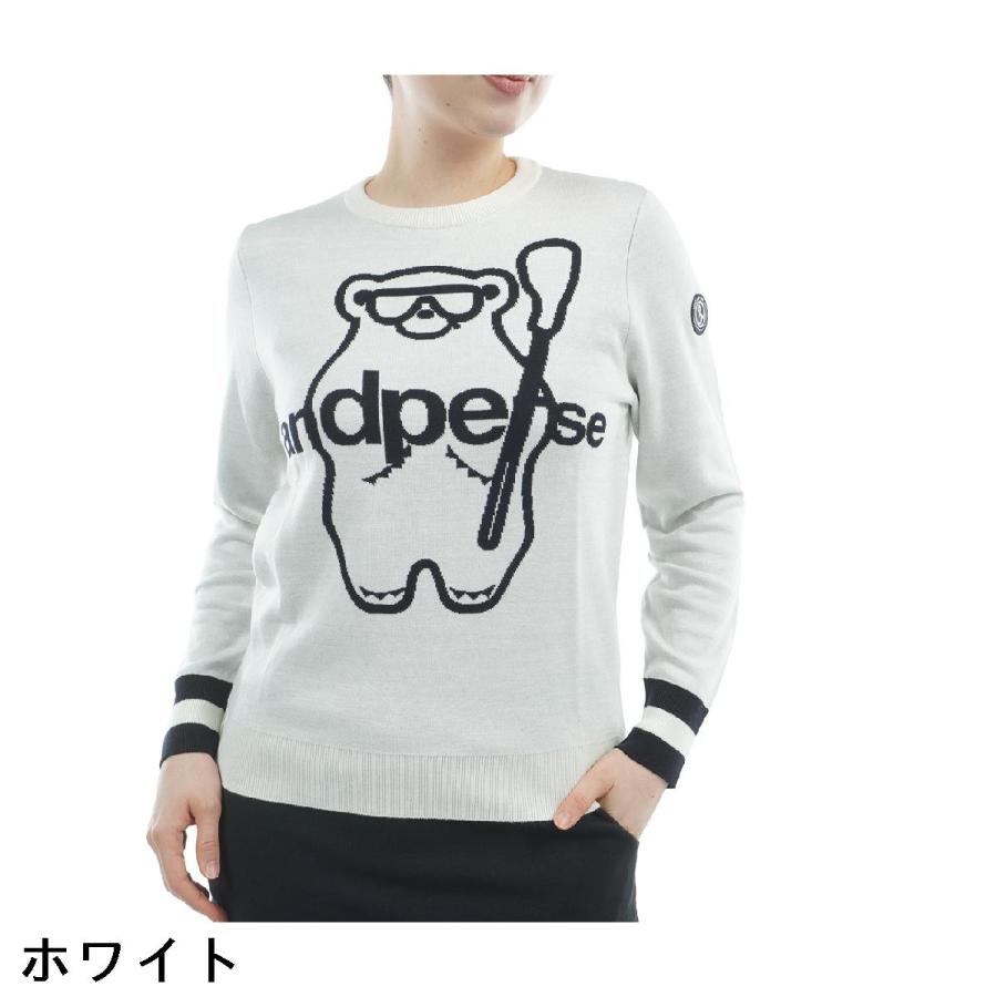 and per se（アンパスィ） クレアニットクルーネックセーター レディス