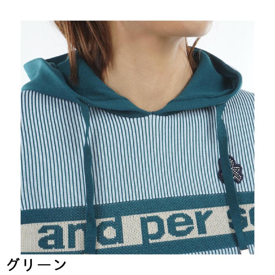 and per se（アンパスィ） ライトニットプルパーカー レディス : GDO