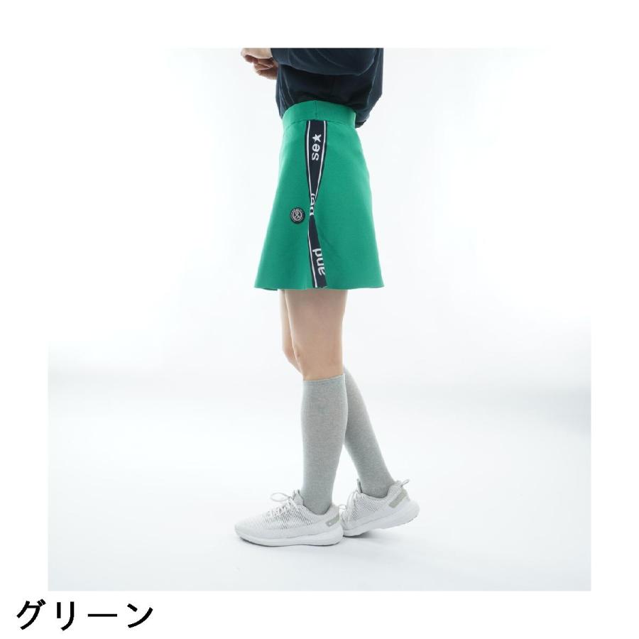 and per se（アンパスィ） ストレッチ アクティブニットスカート