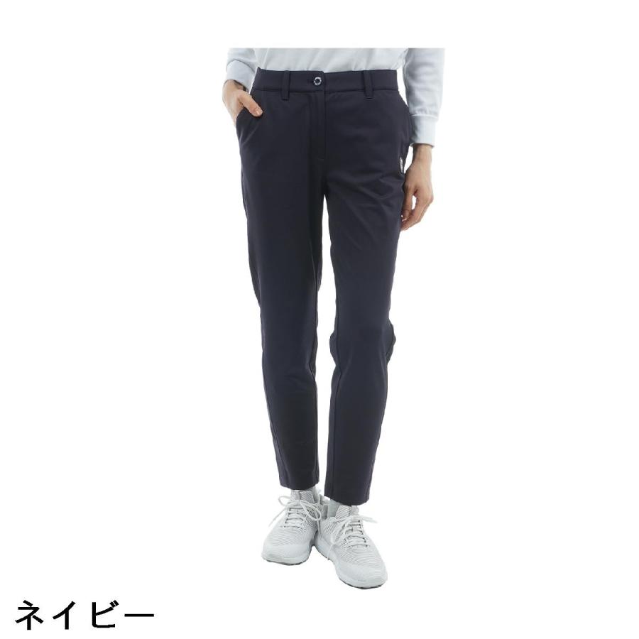 and per se アンパスィ ストレッチパンツ レディース ネイビー L and per se（アンパスィ） ストレッチ エアロスウェット クロップド