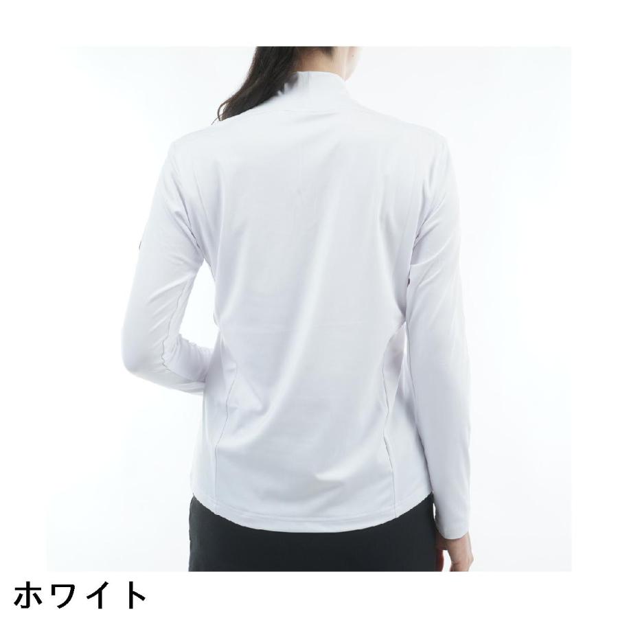 and per se（アンパスィ） ストレッチ マシュマロジャージー長袖モック