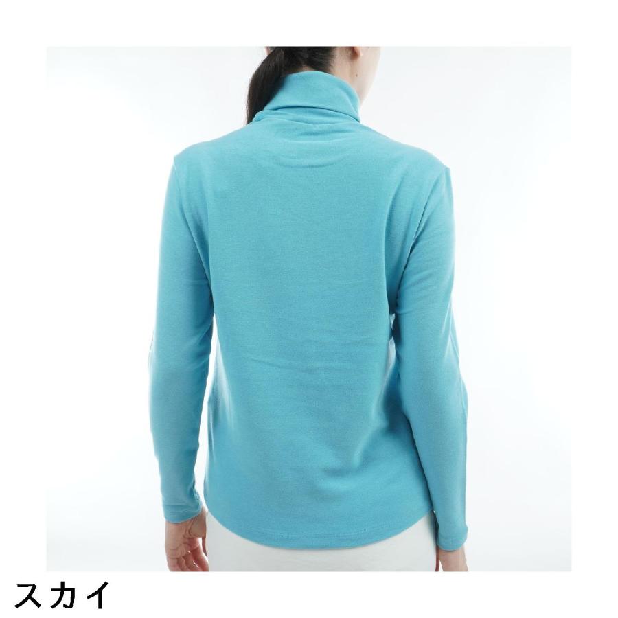 and per se（アンパスィ） ストレッチ マシュマロスムース ハイネック