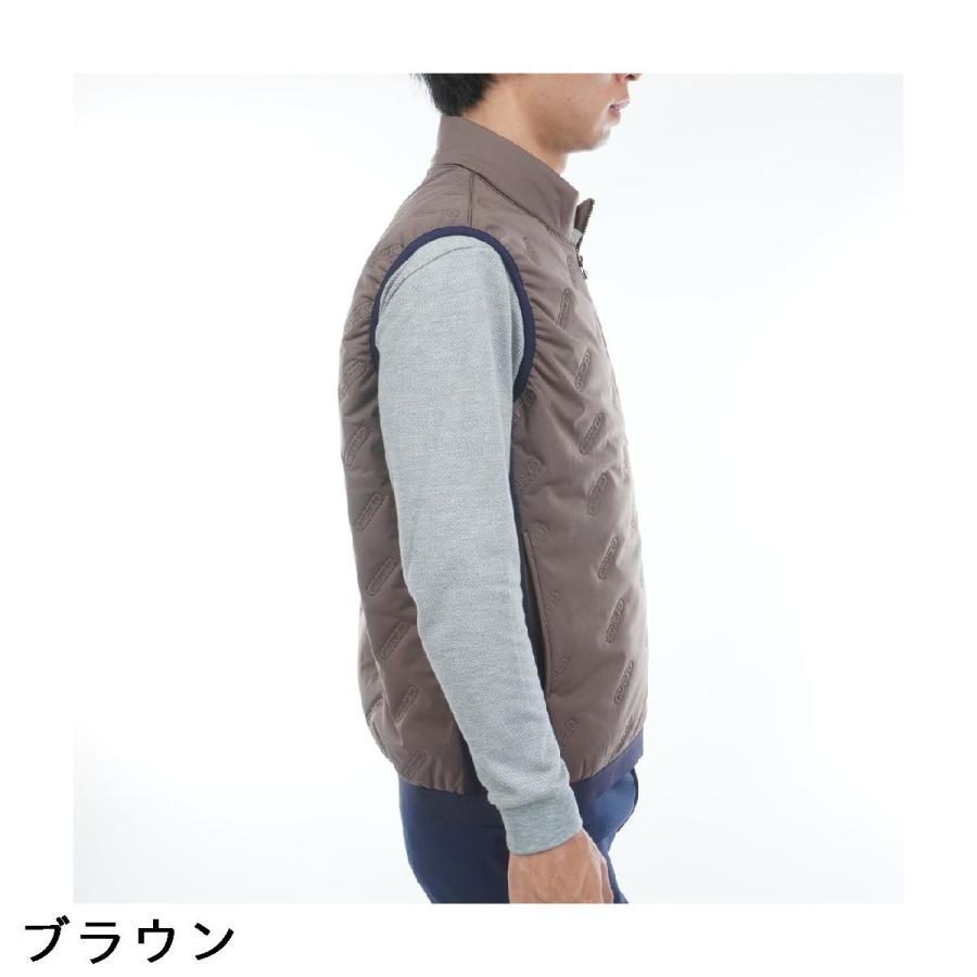 and per se（アンパスィ） ストレッチ エアジャスター中綿ベスト : GDO