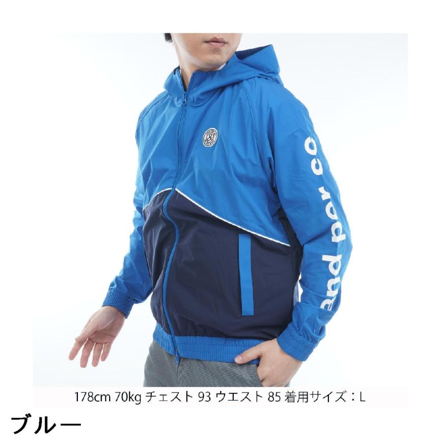 and per se（アンパスィ） ストレッチ エアジャスター切替ブルゾン