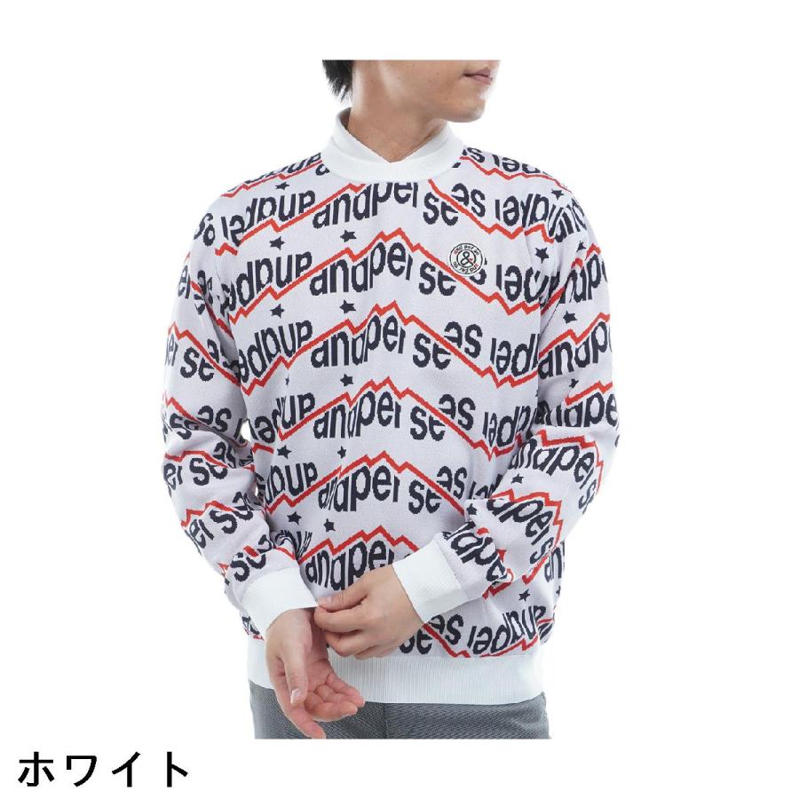 アンパスィ　and per se　ストレッチ アクティブニット ジャカードセーター　レディス and per se（アンパスィ） ストレッチ アクティブニットジャカード