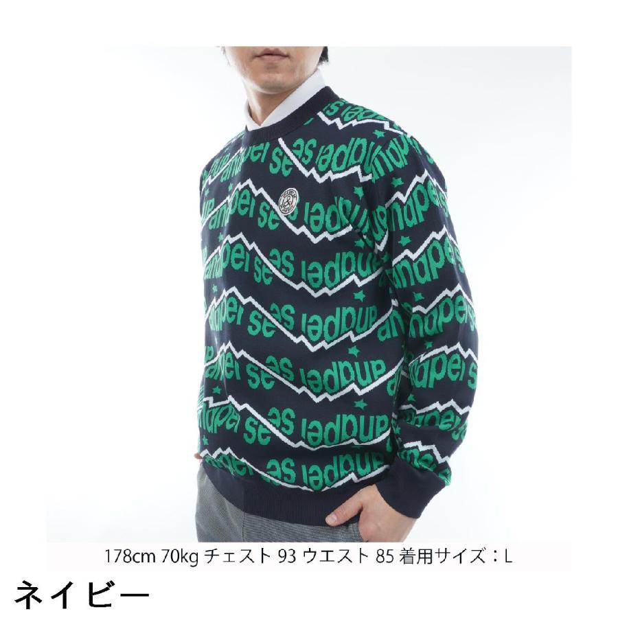 新品 アンパスィ ゴルフ ストレッチ アクティブニットジャカード