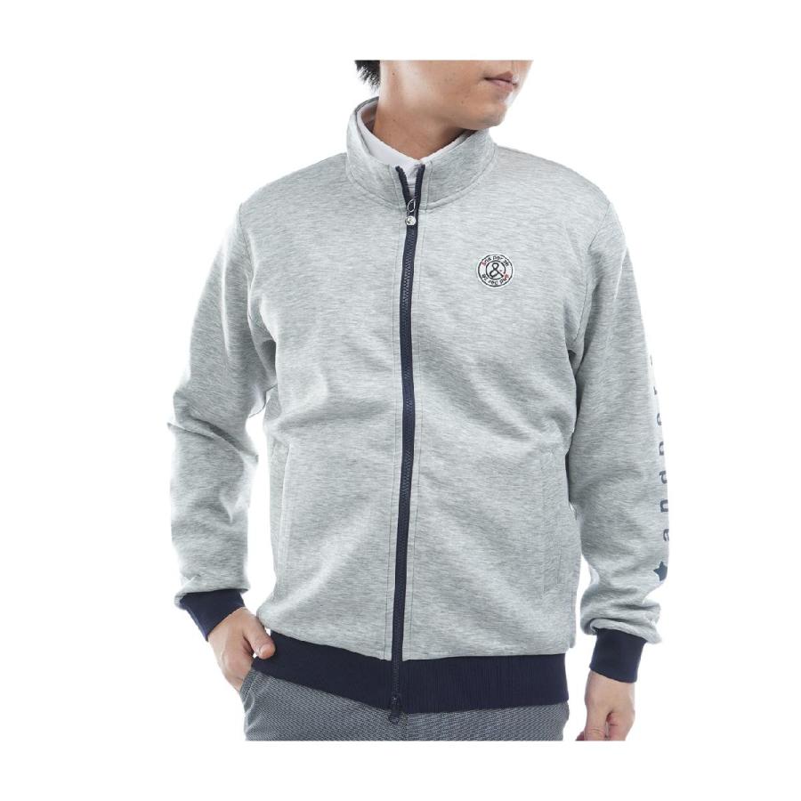 and per se アンパスィ ゴルフ ジャンバー グレー ダウン Mサイズ and per se（アンパスィ） ストレッチ ショットスムーザースウェット