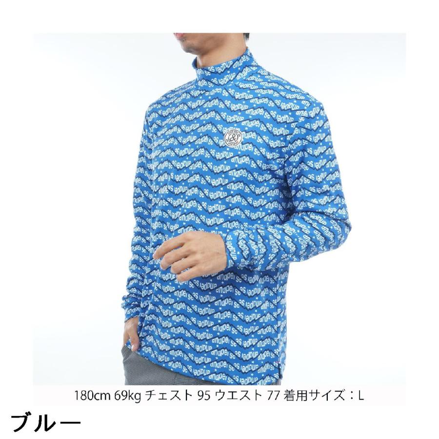 and per se（アンパスィ） ストレッチ ショットスムーザープリント長袖