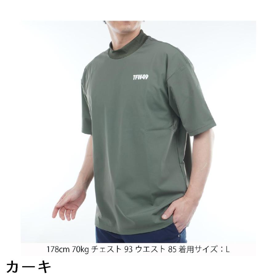 ティーエフダブリュー TFW49 ハーフ モックネック半袖Tシャツ