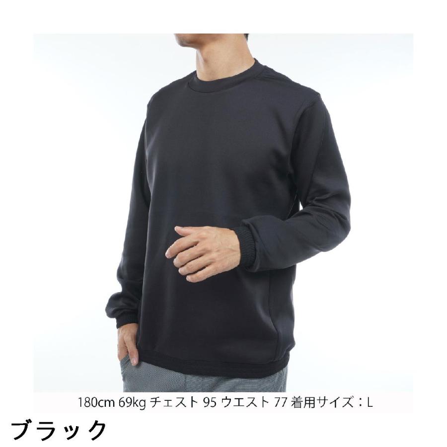 and per se（アンパスィ） & GOLF ストレッチ スペーサーニット クルー
