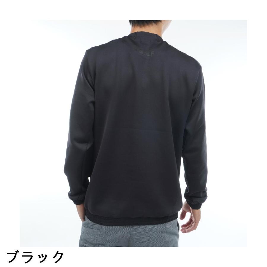 and per se（アンパスィ） & GOLF ストレッチ スペーサーニット クルー