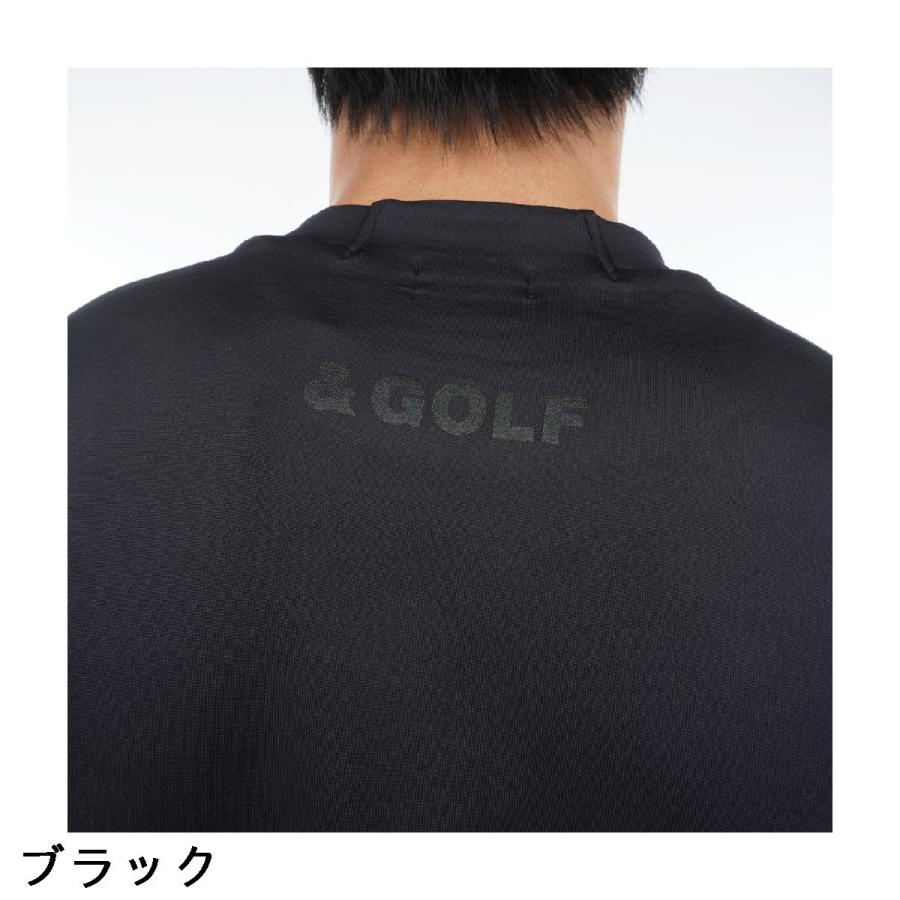and per se（アンパスィ） & GOLF ストレッチ スペーサーニット クルー