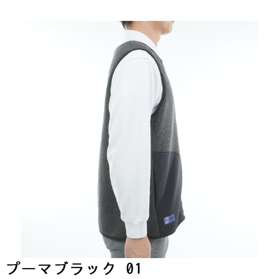 プーマ　PUMA　シャドウキャット フリースベスト PUMA（プーマ） シャドウキャット フリースベスト : GDOゴルフショップ