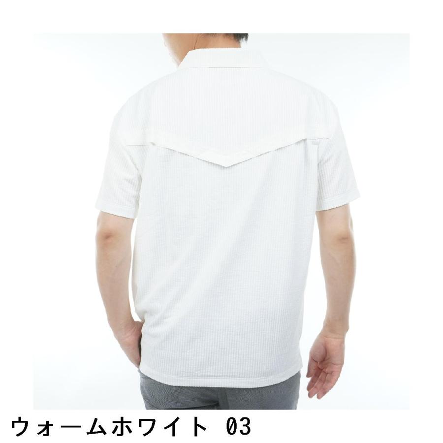 PUMA（プーマ） PUMA FOG ニットピステ ハーフジップ半袖ポロシャツ