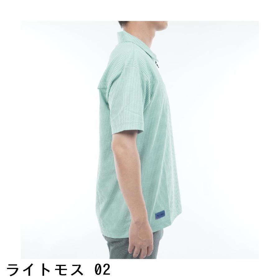 PUMA（プーマ） PUMA FOG ニットピステ ハーフジップ半袖ポロシャツ