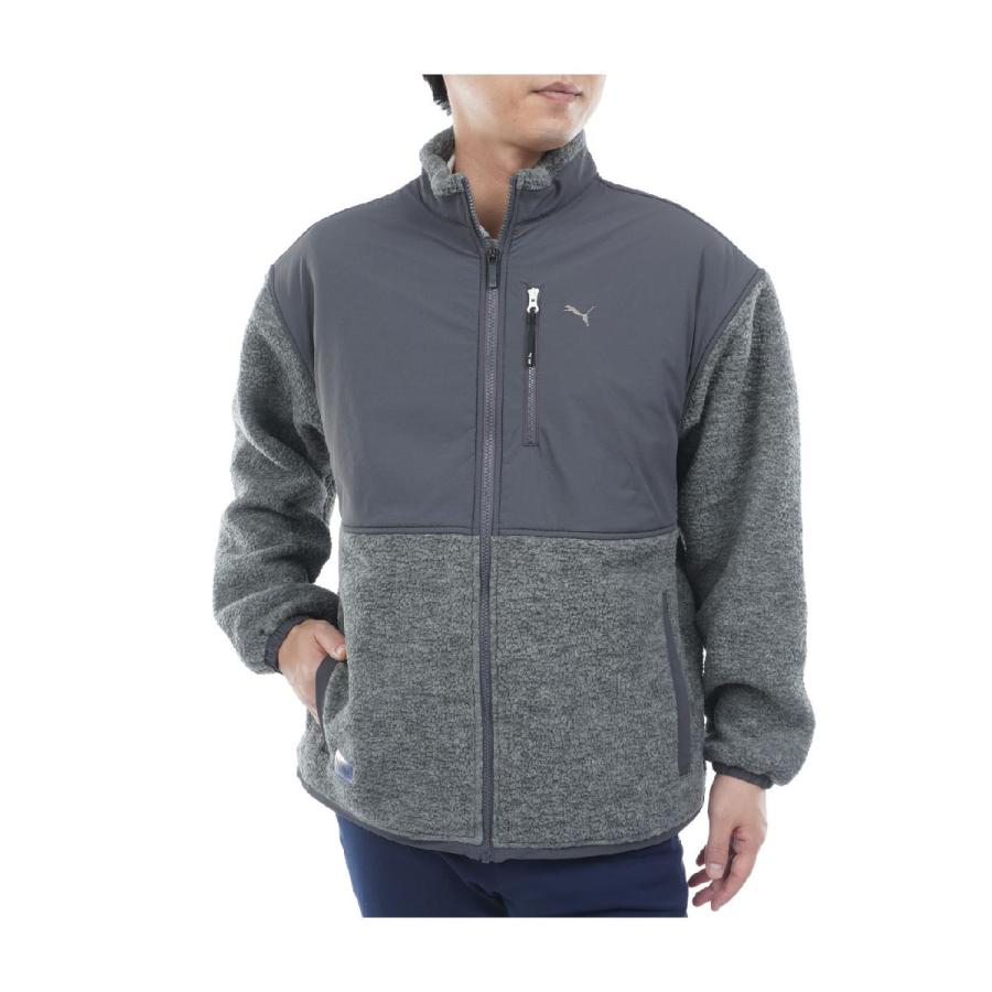 プーマ　PUMA　FOG ハイブリット フリースジャケット PUMA（プーマ） PUMA FOG ハイブリット フリースジャケット : GDO