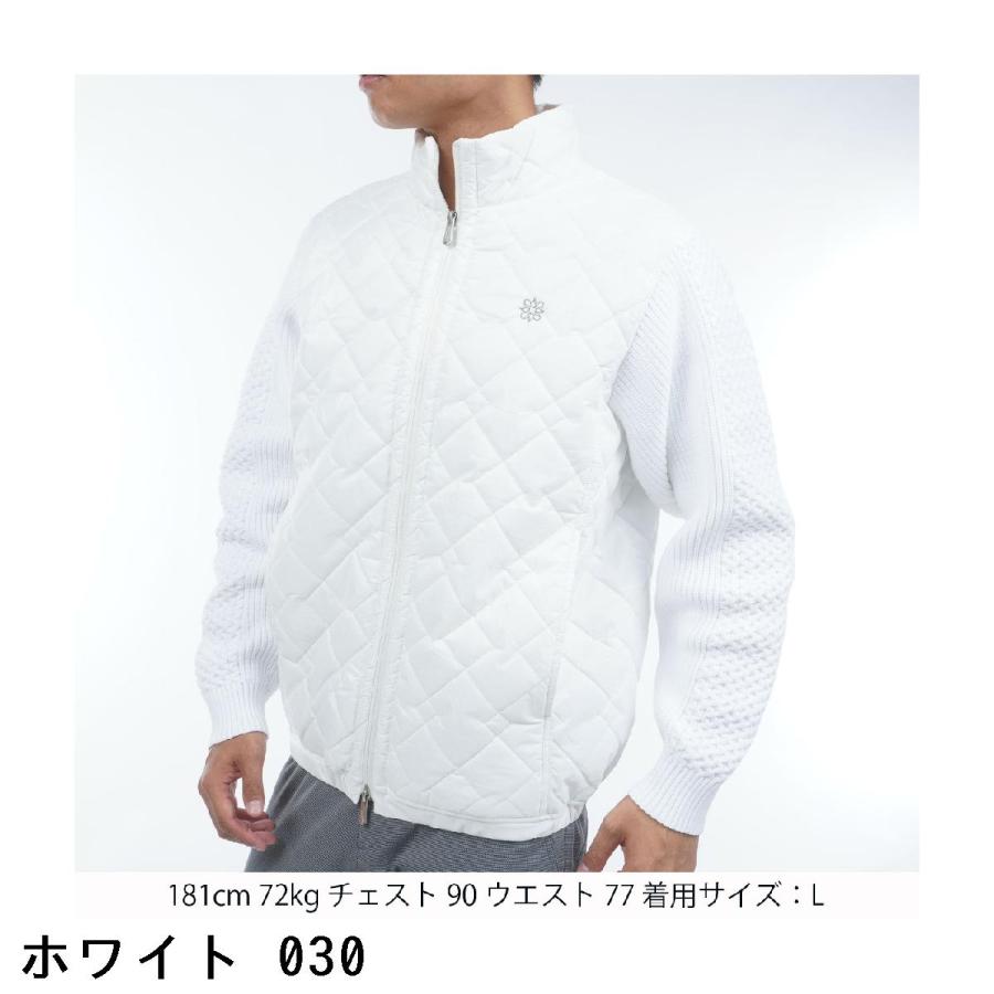 セント・アンドリュース St ANDREWS ドットストレッチ キルト袖ニット