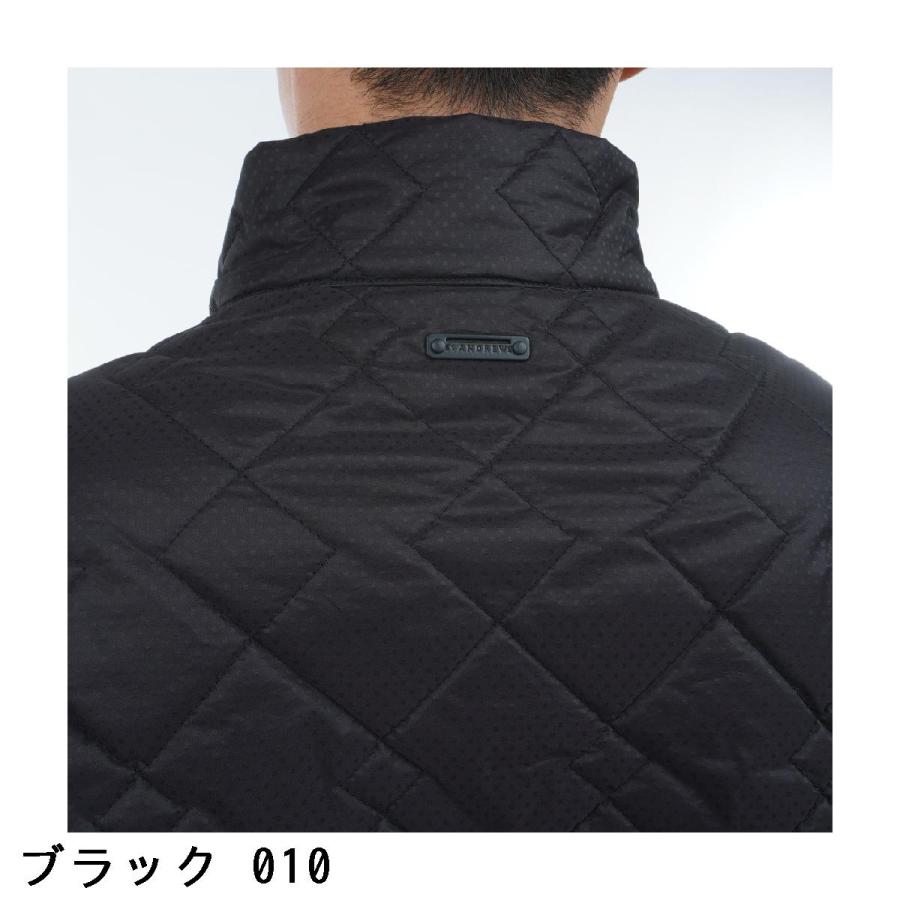 セントアンドリュース・中綿キルト袖ニットブルゾン ドットストレッチキルト袖ニットブルゾン (MENS) | St ANDREWS（セント