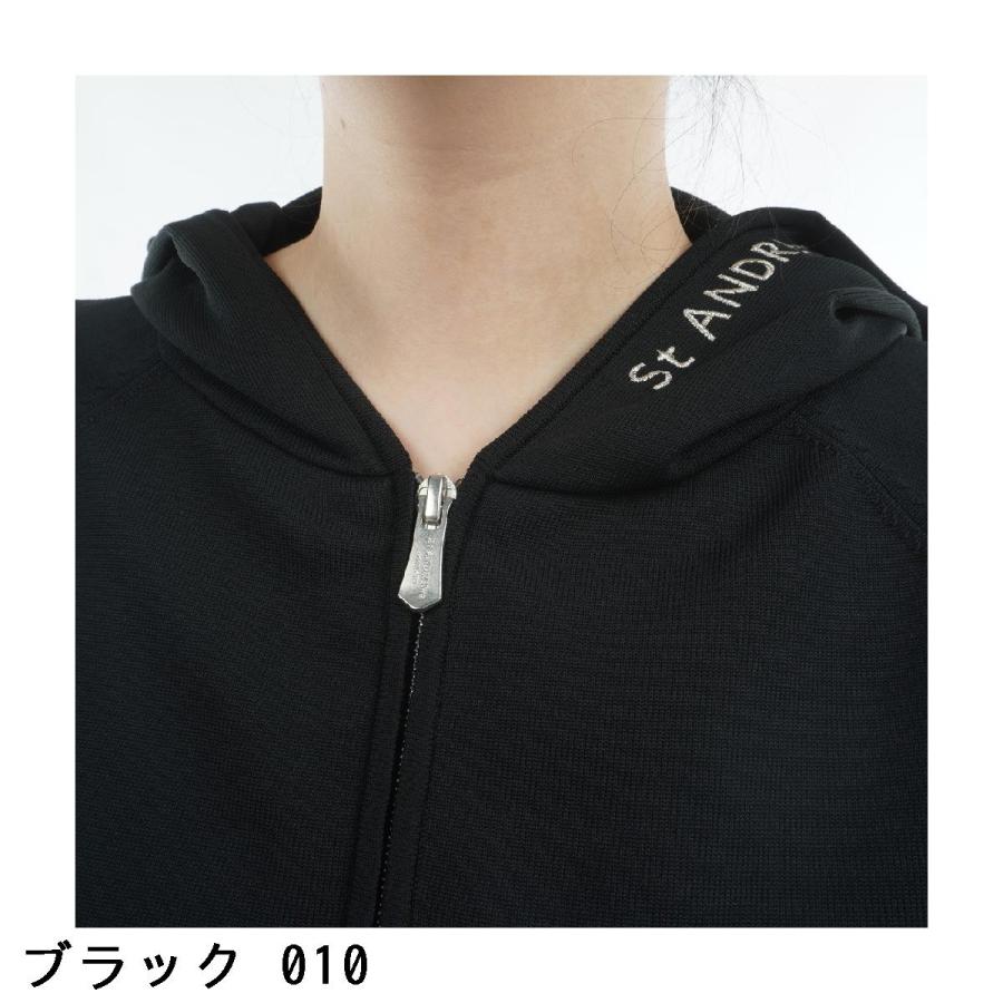 セント・アンドリュース St ANDREWS 天竺×リブフルジップニット