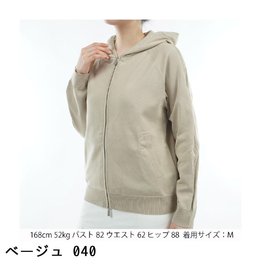 セント・アンドリュース St ANDREWS 天竺×リブフルジップニット