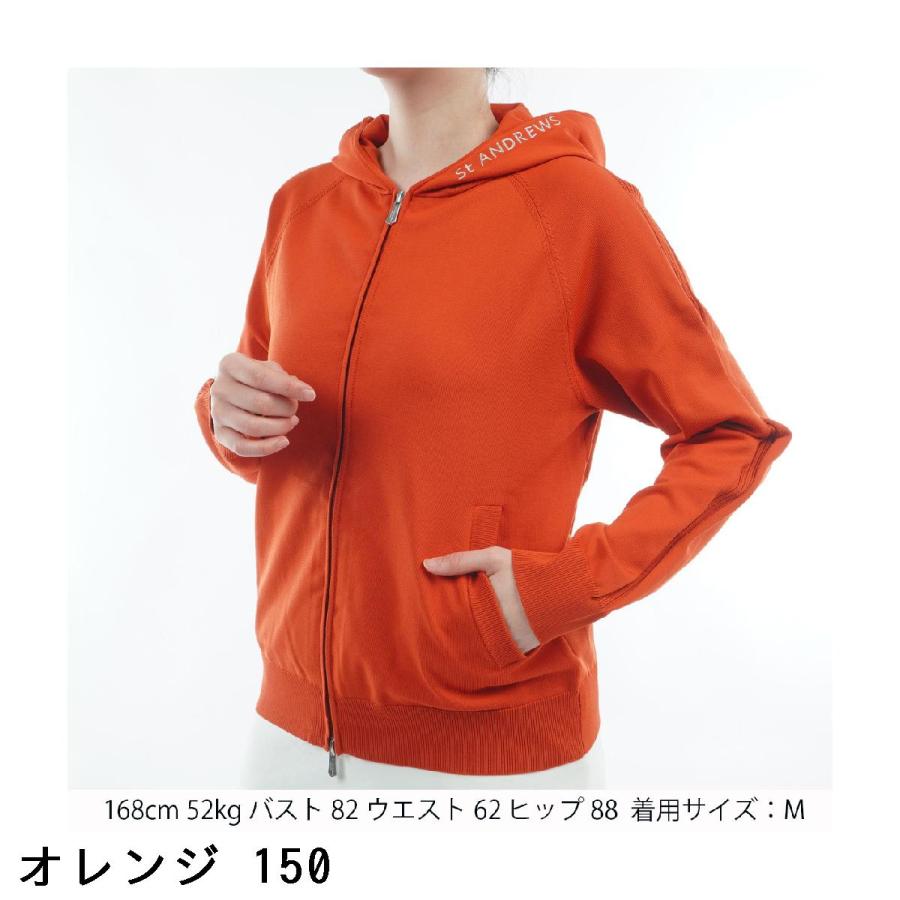 セント・アンドリュース St ANDREWS 天竺×リブフルジップニット