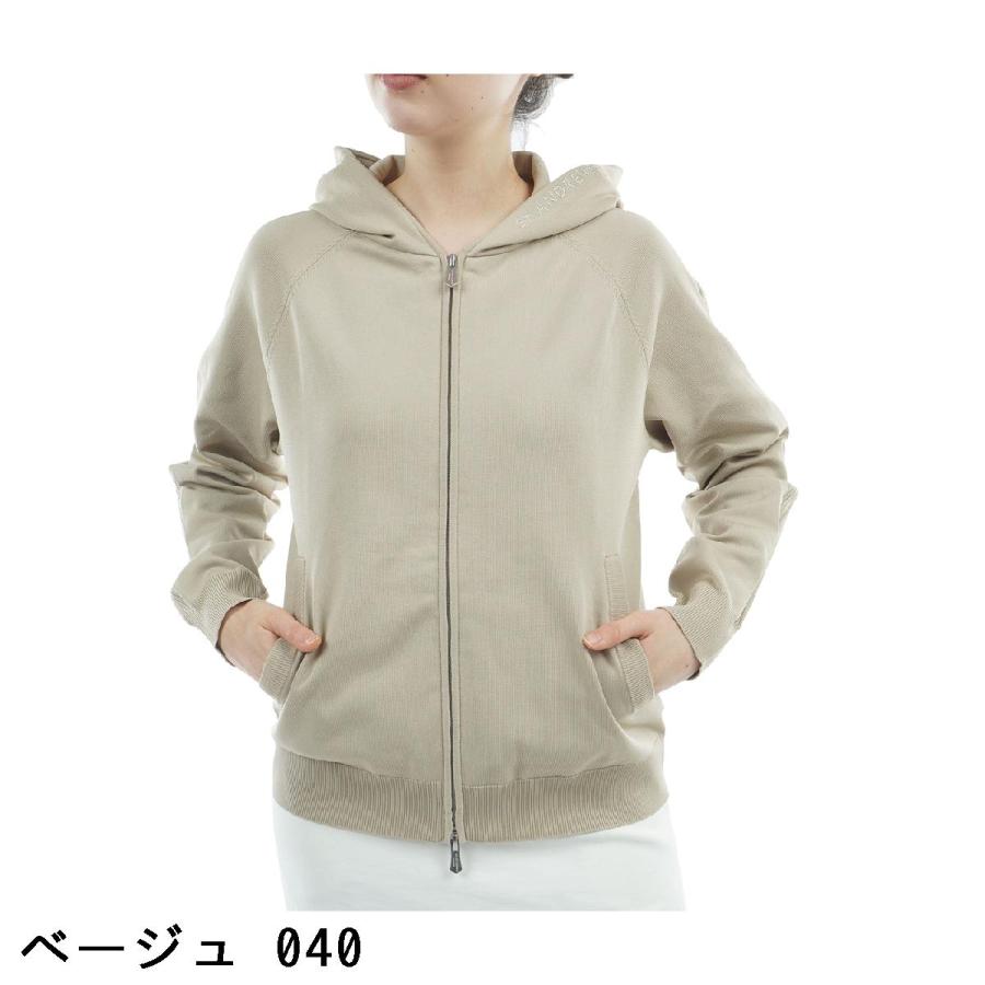 セント・アンドリュース　St ANDREWS　天竺×リブフルジップニットフーディー　レディス セント・アンドリュース St ANDREWS 天竺×リブフルジップニット