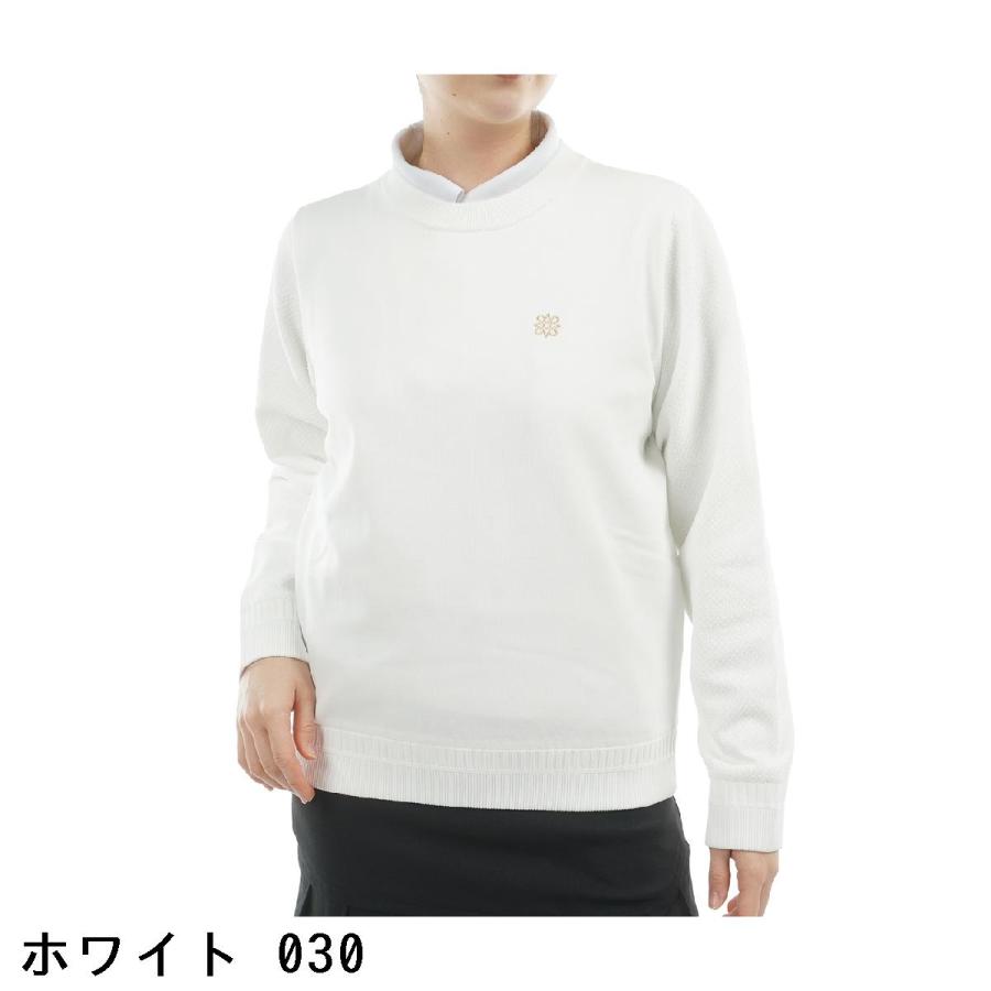St ANDREWS 天竺×リンクス裏地付き プルオーバーセーター レディス St ANDREWS セント・アンドリュース 天竺×リンクス裏地付き プル