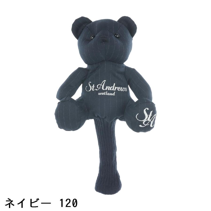 セント・アンドリュース St ANDREWS ピンストライプベア ヘッドカバー