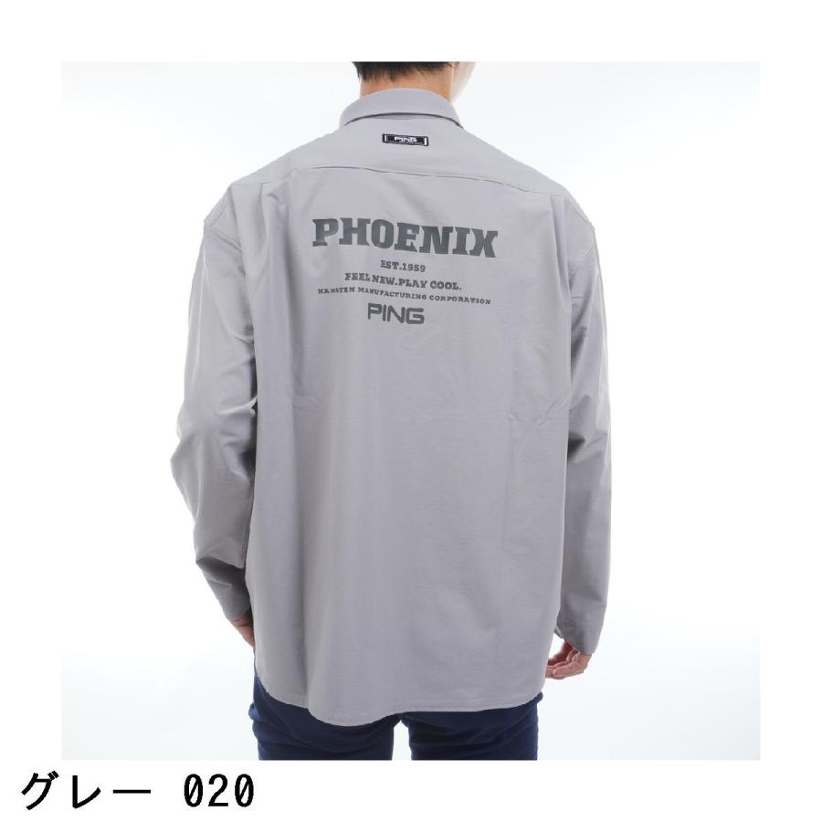 PING（ピン） オーバー長袖ポロシャツ : GDOゴルフショップ Yahoo!店