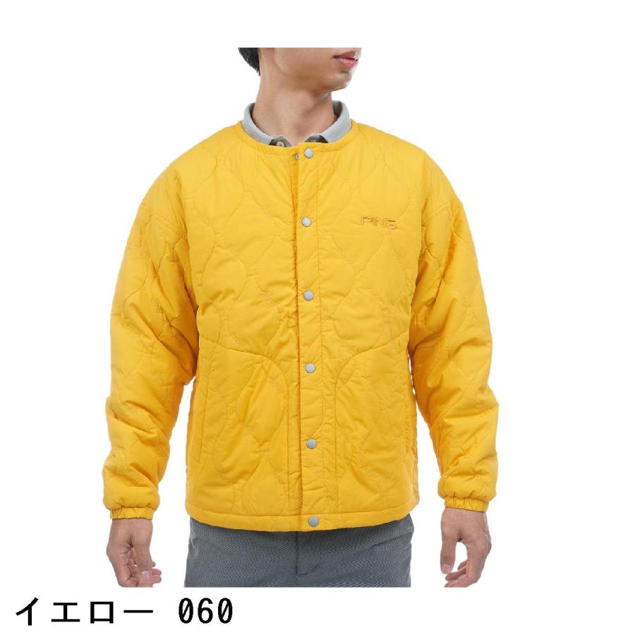 PING（ピン） ストレッチタフタキルティング ノーカラーブルゾン : GDO