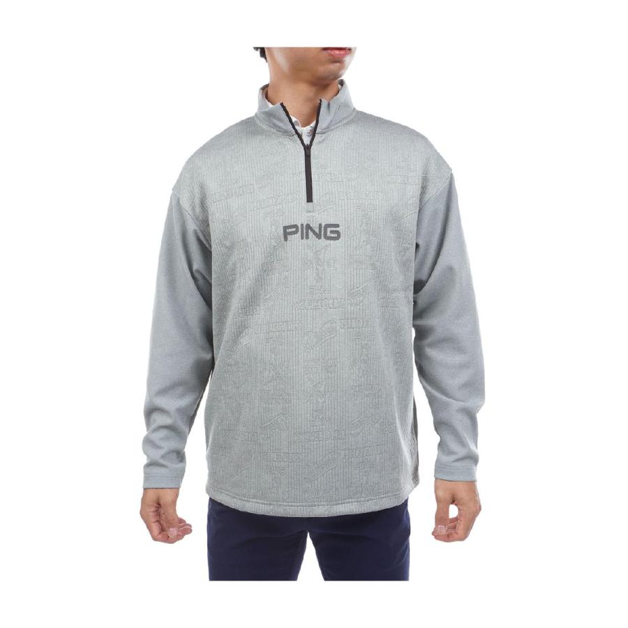 ピン　PING　キルトジャカード ハーフジッププルオーバー PING（ピン） キルトジャカード ハーフジッププルオーバー : GDOゴルフ