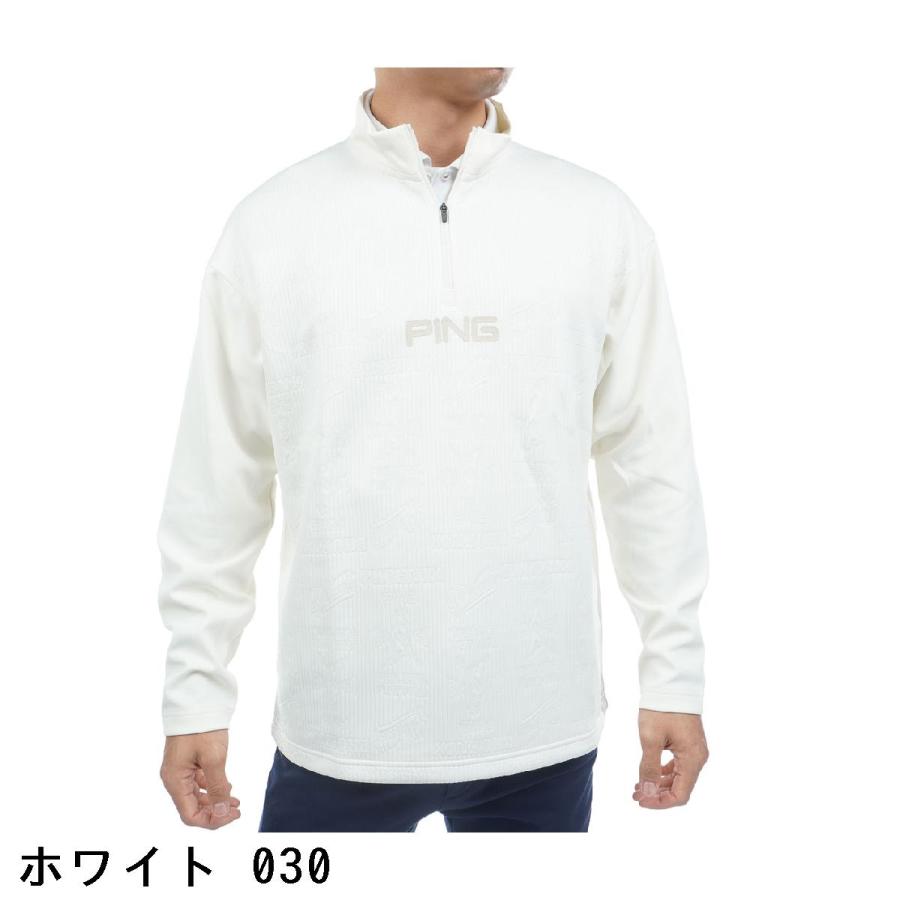 ピン　PING　キルトジャカード ハーフジッププルオーバー PING（ピン） キルトジャカード ハーフジッププルオーバー : GDOゴルフ