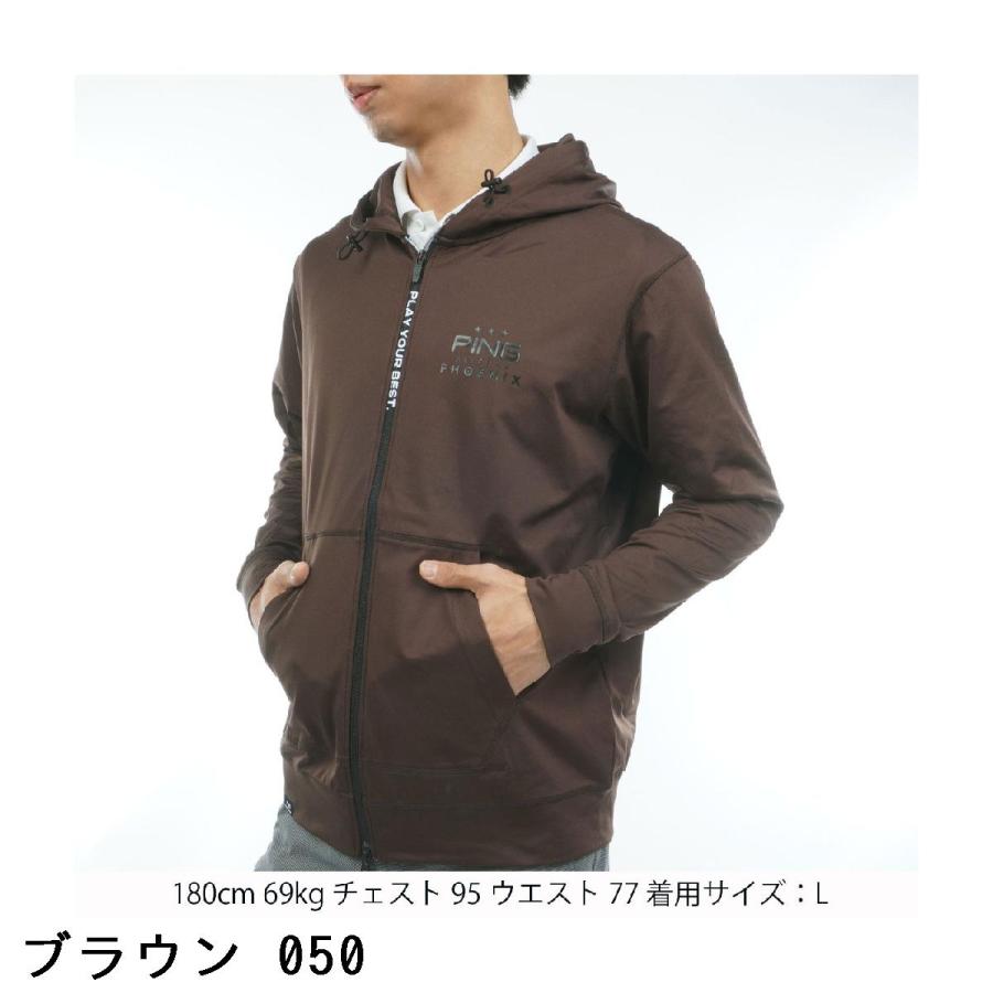 PING（ピン） ダンボールニット フルジップスウェットフーディー : GDO