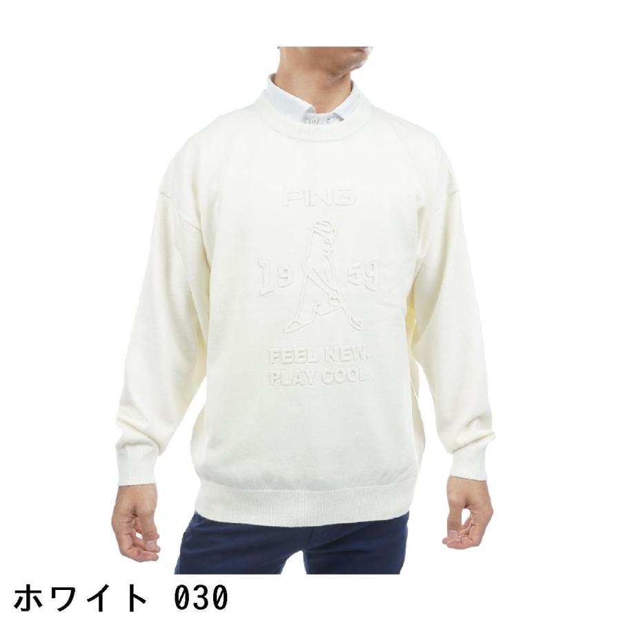 PING（ピン） ウールライク クルーネックセーター : GDOゴルフショップ