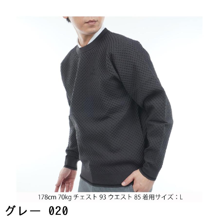 PING（ピン） ハチノス編み ストレッチクルーネックセーター : GDO