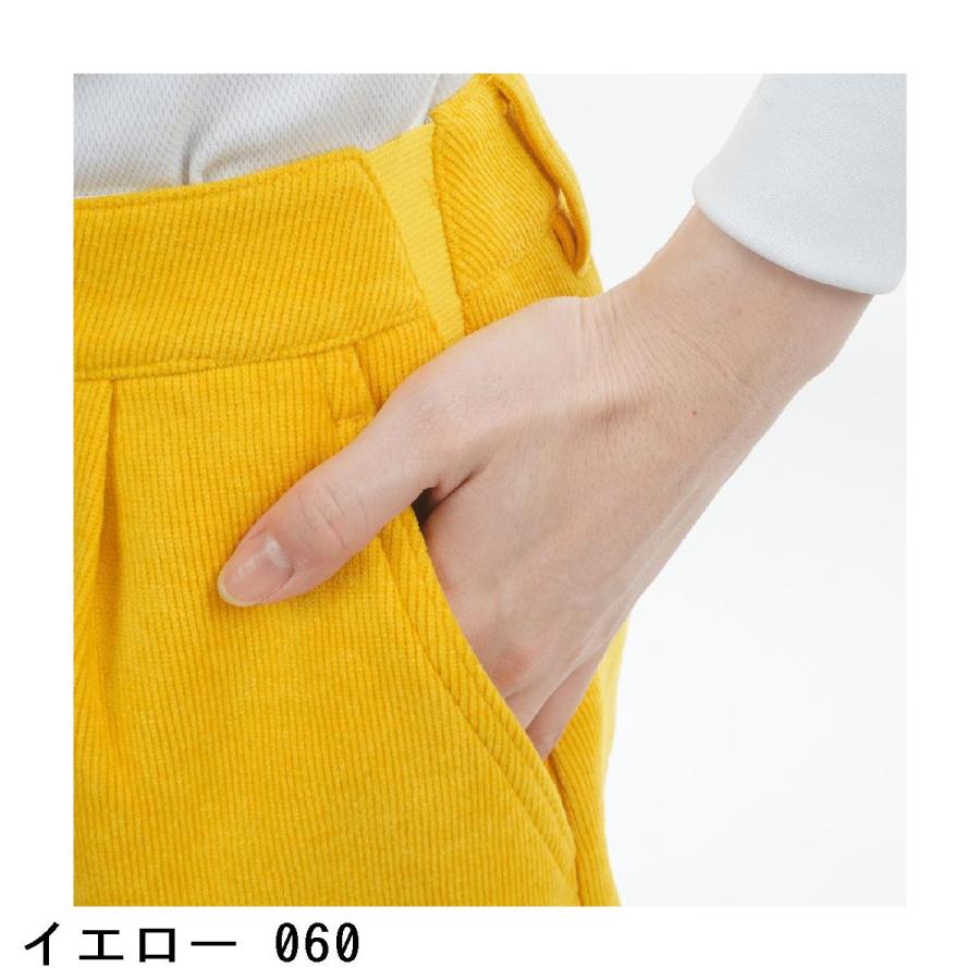 PING（ピン） ニットコーデュロイ ツータックキュロットパンツ